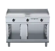 Waldorf 800 Series GPL8120E-CB - 1200mm Electric Griddle Low Back Version - Cabinet Base