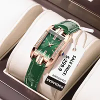 在飛比找蝦皮購物優惠-POEDAGAR 正品女生手錶皮錶帶防水 365