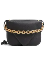 Bottega Veneta Mount Bag in Black Grained