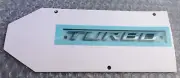 Ford Falcon FG-X XR6 Turbo boot lid BADGE emblem - XR6 - "Turbo" MIRROR CHROME