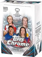 2023-24 Topps Chrome Women's UEFA Champions League Retail Value Box