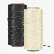 ThreadMaster Duo: Heavy-Duty Waxed Polyester Cord (1mm, 284Yards) for Bracelets,