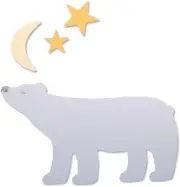 Polar Bear Bigz Die, 2 by Lisa Jones, One Size, US:one