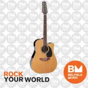 Takamine ED400SCTT Thermal Top Acoustic Guitar 12-String Dnought Natural Pickup