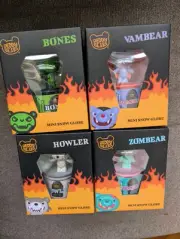 Deddy Bears Mini Snow globe Lot Complete Set