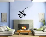 Sting Ray Silhouette Ocean Marine Sea Decor Wall Mural Vinyl Decal Sticker M495