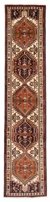 Vintage Hand-knotted Runner Rug 2'2" x 9'6" Traditional Wool Carpet