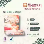 Shinsei Konjac Rice Shirataki Rice Instant Porang Rice 40gr x6pcs