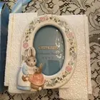 Schmid Beatrix Potter Peter Rabbit Photo Frame Ceramic Floral Child Baby Gift