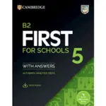 【華泰劍橋】B2 FIRST FOR SCHOOLS 5 官方全真考題本 華泰文化 HWATAIBOOKS