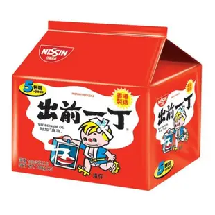 即期良品-【日清】出前一丁速食麵袋裝(麻油味/九州濃湯豬骨湯味/黑蒜油豬骨湯味/北海道味噌豚骨湯味)-效期20240510