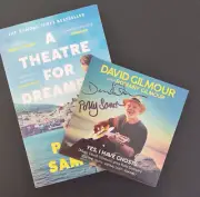 David Gilmour (Pink Floyd) Polly Samson SIGNED CD + Book - Yes I Have Ghosts