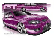 FPV BF GT BF GT MENACE WHITE STRIPES A2 FRAMED PRINT (FV026J)