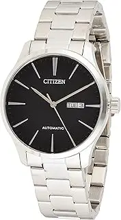 [CITIZEN] NH8350-83E Men's Stainless Steel Black Dial Day Date Automatic Watch