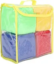4pcs Soft Foam Jumbo Big Dice, Pocket Cubes Game, Wide Application Easy to Toss DIY Education Dice for Kids, Improves Balance