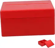 HORIALENCE Box Plastic Coin Storage Box with Slots Coin Holder Keys Jewelry Compact and Lightweight for Collectors