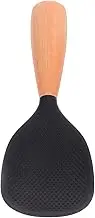 HEALEEP Silicone Heat Resistant Scoop Non-Stick Rice Cooker Spatula Self Standing Spoon Kitchen Utensil for Household Rice Serving Cooking