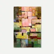 Vivacious & Free Series - Original Oil Paint On Canvas - Style B