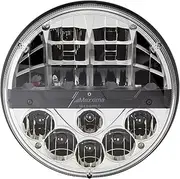Maxxima MHLE-07HILO 7" Round Dual Beam LED Headlamp