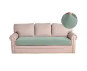 High Stretch Sofa Seat Cushion Cover Easy Fit Non Slip Soft Thick 1/2/3 Seat Cover for Cushion, Prevent Dirty and Brand New, Multi Sizes and Colors - Sage