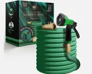 Garden Hose NON EXPANDABLE- Super Light Weight Hose No Burst 25ft.