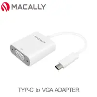 在飛比找PChome24h購物優惠-MACALLY USB-C TO VGA