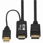Tripp Lite HDMI to DisplayPort Adapter Cable Active 4K USB Power M/M 2M