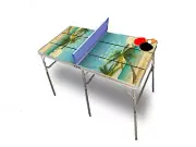 Beach Carpi Deim Portable Tennis Ping Pong Folding Table w/Accessories
