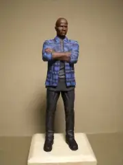 1/18 FIGURE FAST AND FURIOUS ROMAN PEARCE VROOM PAINTED GREENLIGHT MATTEL