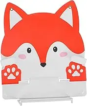 ERINGOGO Fox Themed Book Stand Portable Multifunctional Desktop Holder for Reading Cookbooks Sheet Music Documents Stable Book Holder
