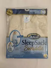 Halo Sleep Sack Swaddle Fleece Newborn to 3 months 6-12# Baby Wearable Blanket