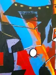 Neal Doty! "Wear It Out" Orignal Mixed Media Painting Artist Board, Signed, COA