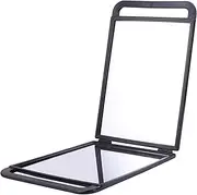 mpowtech Large Hand Held Mirror with Handle(14.17''x 9.45'') - Durable Double Side Handle Mirror - Folding Barber Mirror for Haircut,Rectangular Handheld Salon Mirrors
