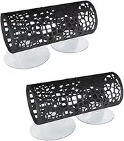 2PCS Betta Fish Toys, Acrylic Tube Tunnel, Small Hole Hollow Betta Fish cave, Safer for Small Shrimp Guppies, Aquarium Decor Fish Tank Accessories