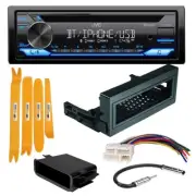 JVC CD Receiver AM/FM Radio Single DIN Car Stereo for for 95-up Chevy/GMC Pickup