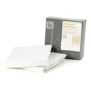 2pc Bloombaby 120x60cm Baby/Infant Alma Papa Fitted Cotton Sheet Coconut White
