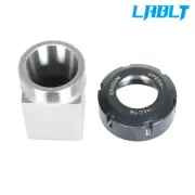 LABLT ER-40 Square Collet Block Chuck Holder for CNC Lathe Engraving Machine