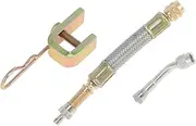 X AUTOHAUX 1 Set 135 Degree Copper Tire Valve Extension with Flexible Stainless Steel 100mm Tyre Valve Stem Extender for Car Motorcycle RV Truck Bike