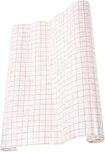 Vinyl Transfer Paper Grid Orange Positioning Film for DIY Craft Decals Wall Art Heat Transfer 1 Sheet