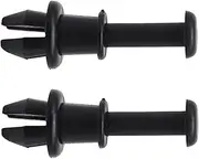 Rear Parcel Shelf Strap, for A3 8P 2003 2004 2005 2006 2007 2008 2009 2010 2011 2012 Car Parcel Shelf String Holder Rivet Hanger Rear Trunk Clips(2Pcs) trunk parcel hook replacement(BLACK 2Pcs