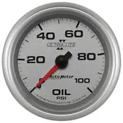 Autometer Ultra-Lite II Oil Pressure Gauge - 0 - 100 PSI, 2 5/8 Inch, AU7721