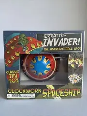 Classic Tin Toy Clockwork Spaceship Tin Treasures Made in India