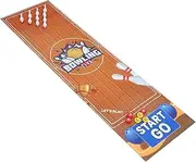 CVUTOVO 1 Set Bowling Indoor Bowling Game with Felt Surface for Parent Interaction and Developing Coordination Skills Fun Tabletop Plaything
