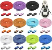 No Tie Shoe Laces Flat- Elastic Shoelaces for Sneakers Sports Shoes 2Pcs