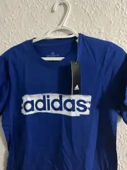 NWT Adidas Amplifier Tee- Royal Blue, Linear Brush-Size Men's Small