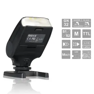 國際牌 美科 MK-320 TTL 閃光燈 GN 32 適用於松下 Lumix DMC GF7 GM5 GH4 GM1