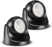 6000K Battery Motion Sensor Light Outdoor Waterproof Wireless LED Battery Powere
