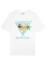 Casablanca Afro Curbism Printed Cotton T-shirt - White L