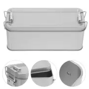 Candy Box Storage Tins with Lids Cookie Container Rectangular Metal