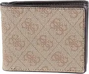 [GUESS] Men's Leather Slim Bifold Wallet